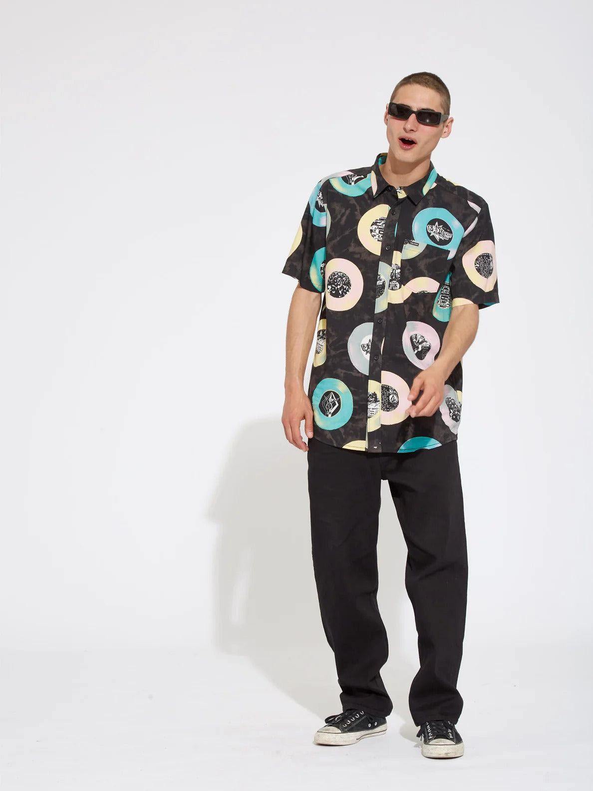 V ENT LP WOVEN SS