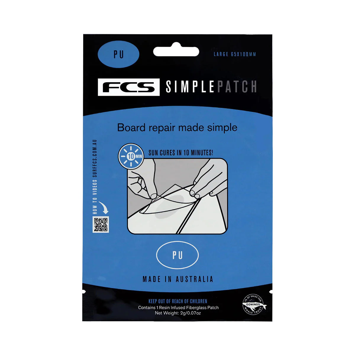 FCS SIMPLE PATCH REPAIR PATCH REGULAR - PU