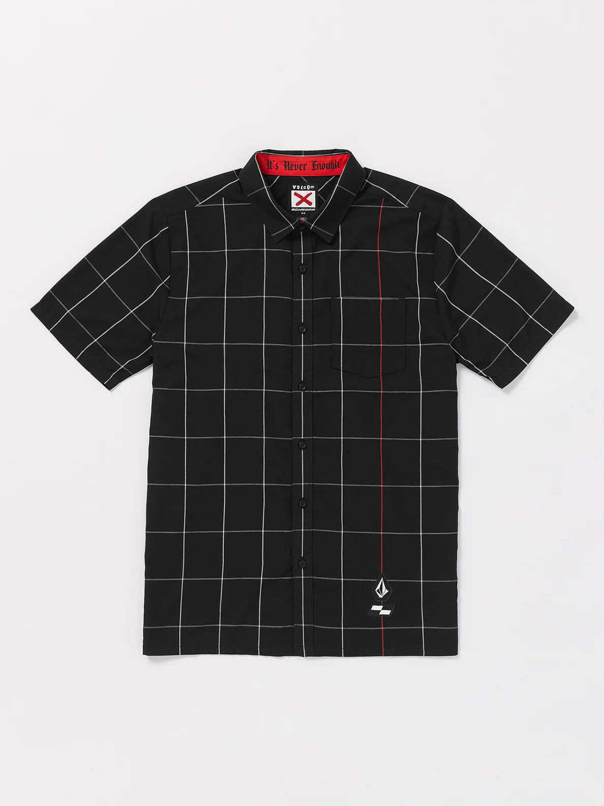 SCHROFF X VOLCOM PLAID SS
