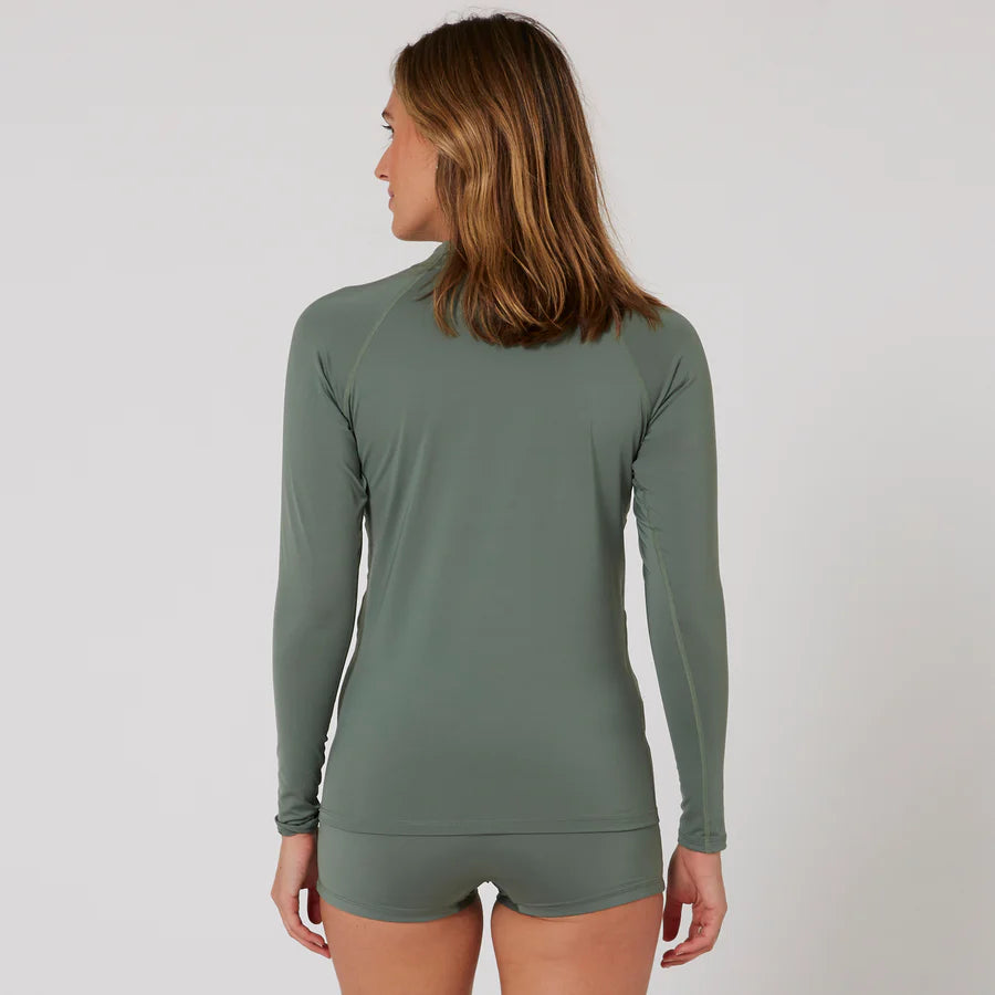 LADIES WAVES L/S RASH SHIRT
