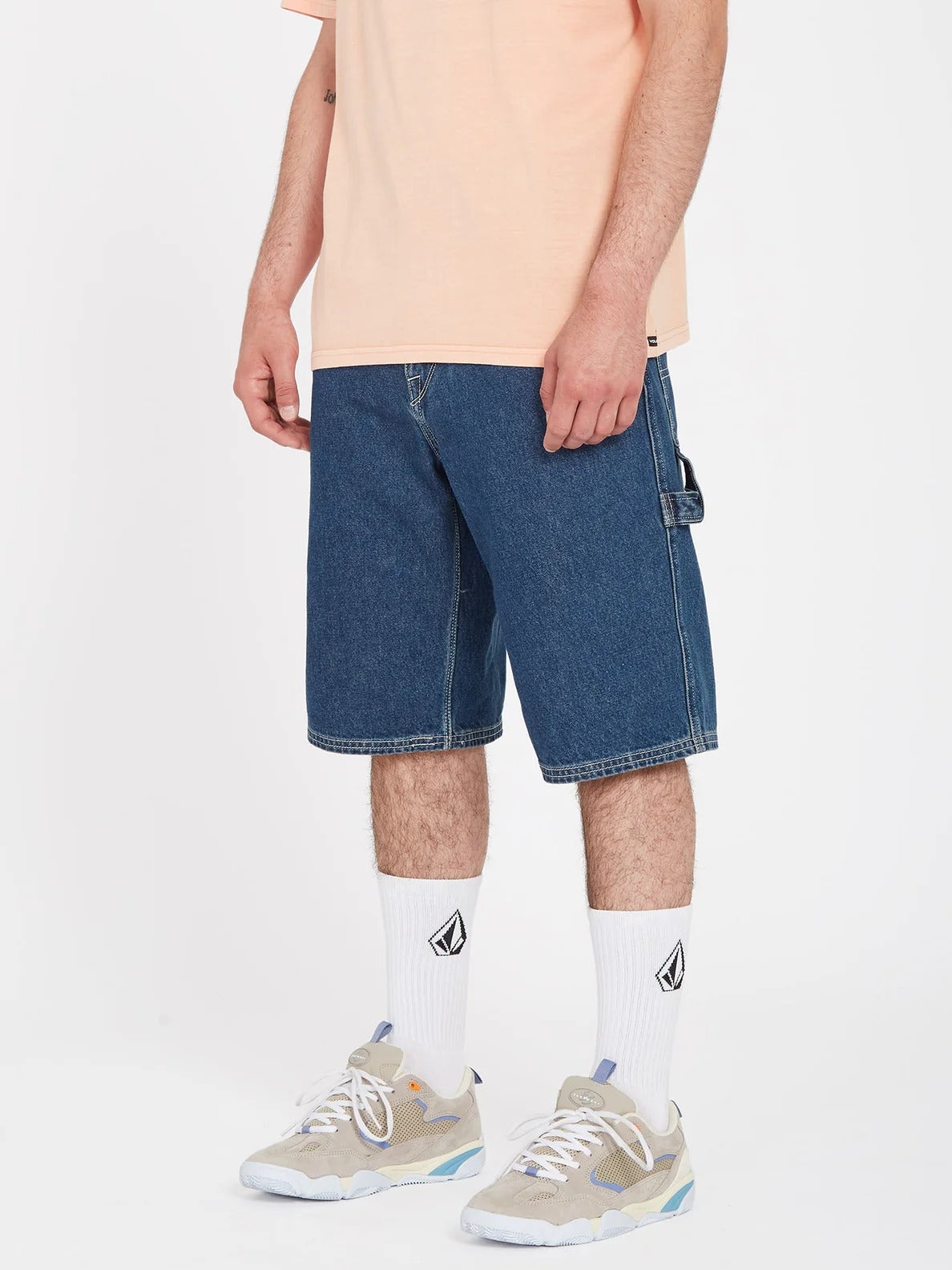 LABORED DENIM UTILITY SHORT