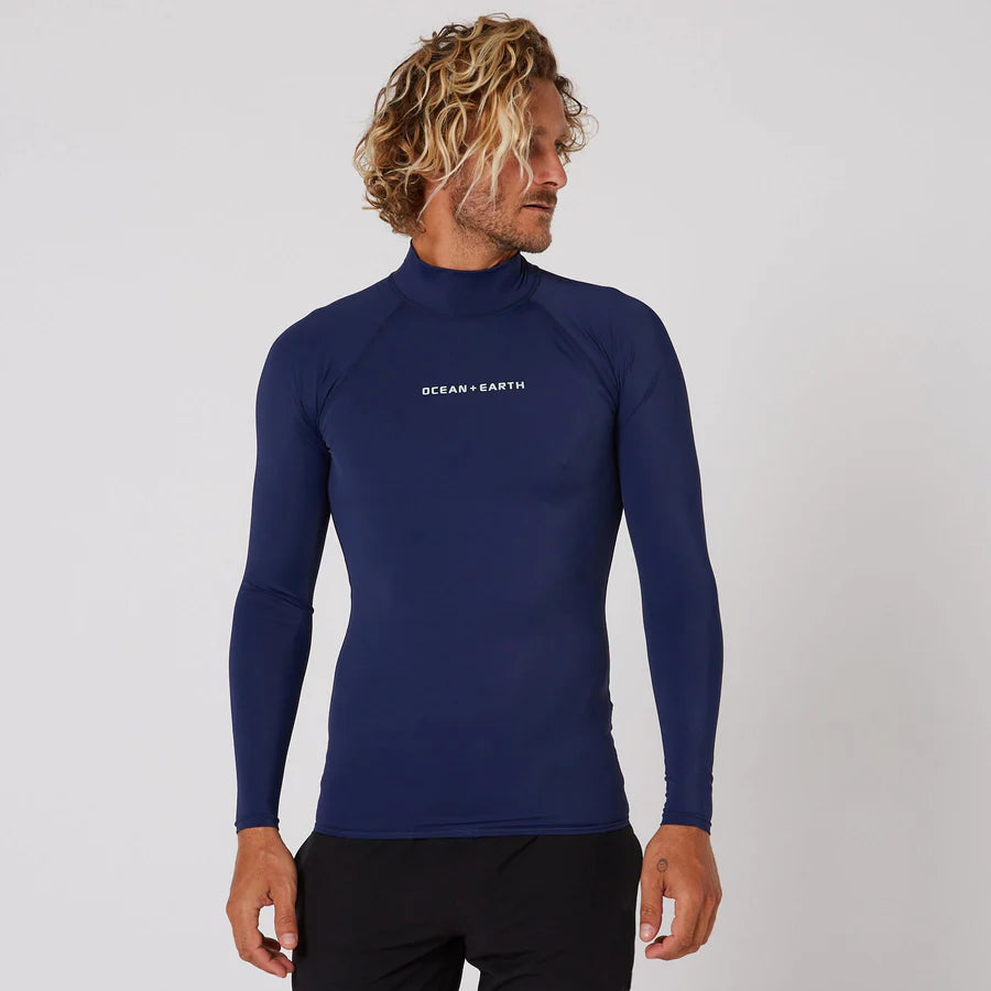 MENS SCRIPT L/S RASH SHIRT