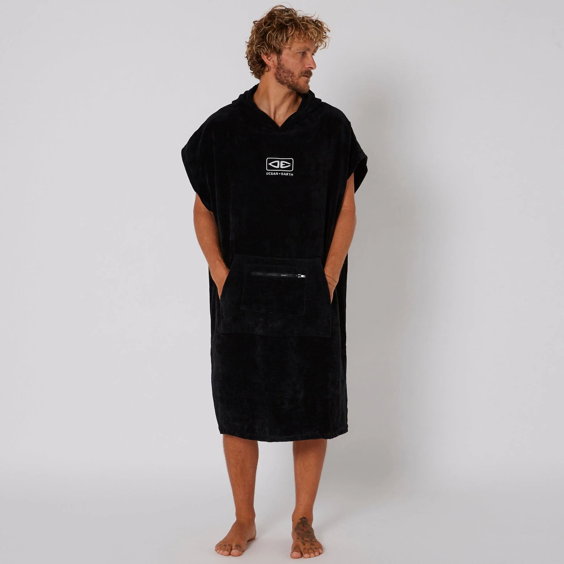 MENS CORP HOODED PONCHO