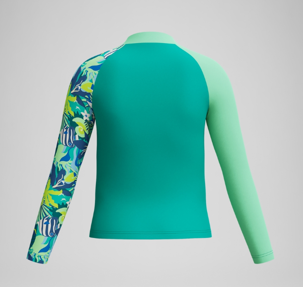 PRNT LS RASH TOP