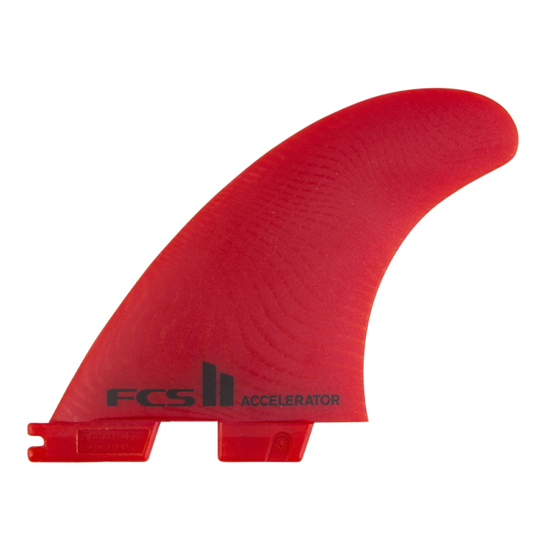 FCS II ACCELERATOR NEO GLASS L RED TRI FINS