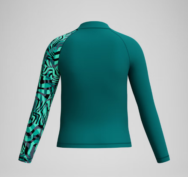 PRNT LS RASH TOP