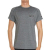 R/HYBRID SS RASH VEST DARK HEATHER GREY M
