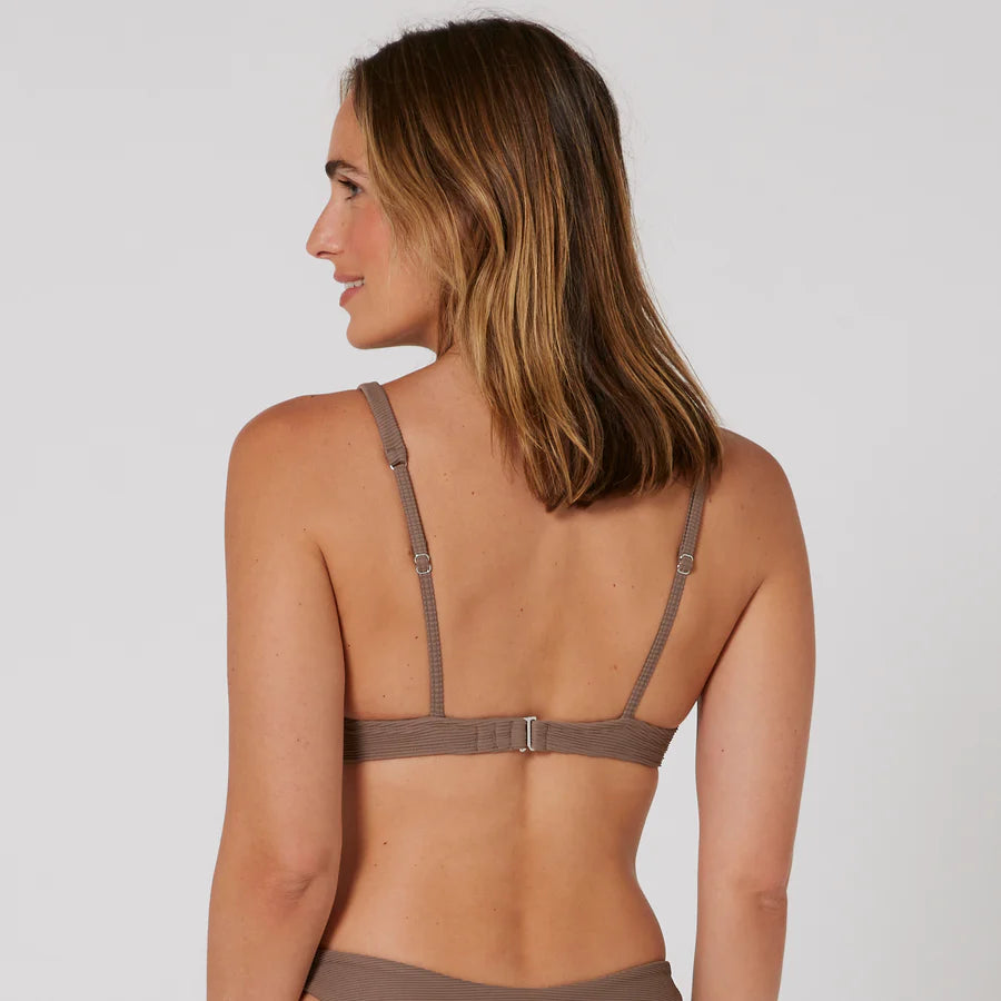 LADIES HYAMS-RIB BRA B/TOP