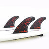 FCS II FT PC LARGE BLACK/RED TRI RETAIL FINS