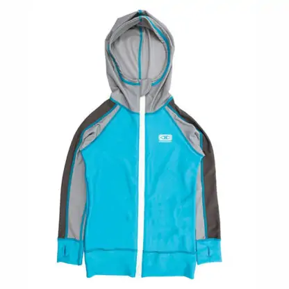 TODDLERS SS ZIP FRONT SUN TOP