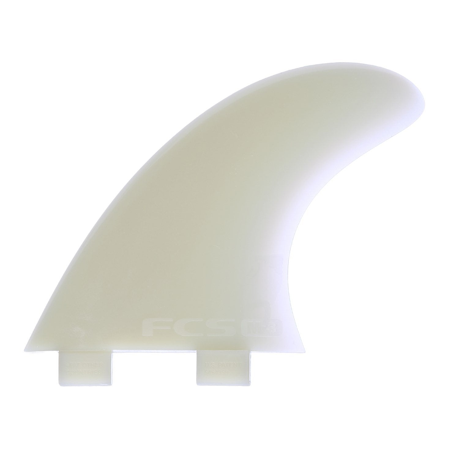 M3 Natural Glass Flex Tri Fin Set